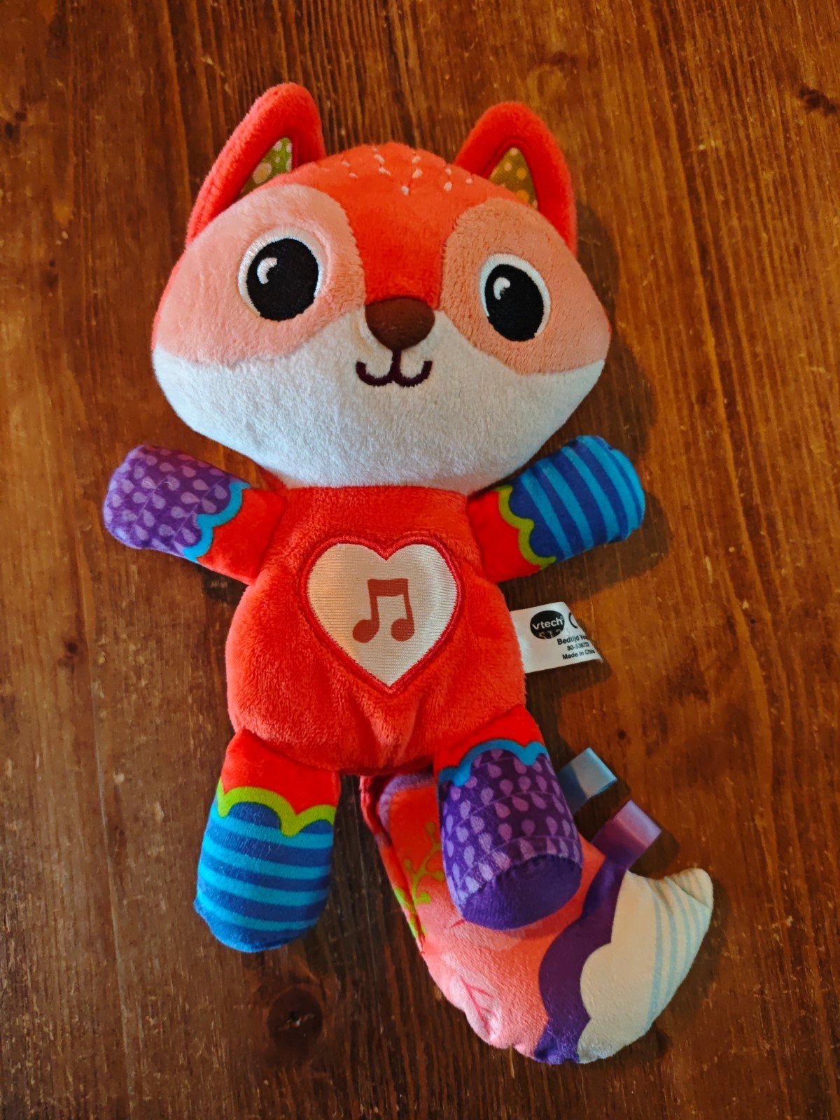 VTech Vos Knuffel met Muziek en Licht - Zo goed als nieuw, Ophalen, Overige merken, Overige karakters, Interactief