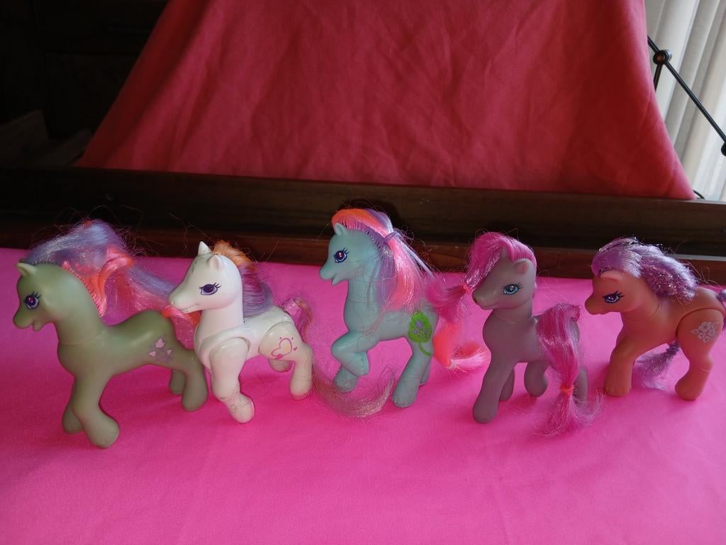 Set van 5 My Little Pony figuren, Ophalen of Verzenden, Gebruikt