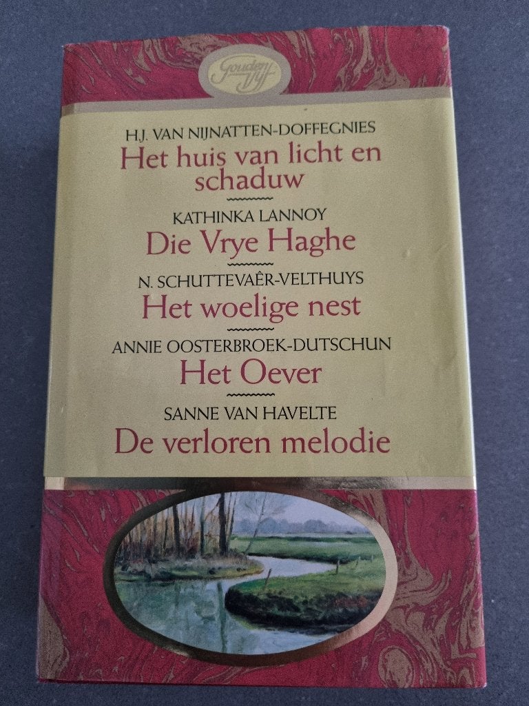 Gouden Vijf: Het huis van licht en schaduw e.a. (Boek), Gelezen, Ophalen of Verzenden, Nederland, H.J. van Nijnatten-Doffegnies, Kathinka Lannoy e.a.