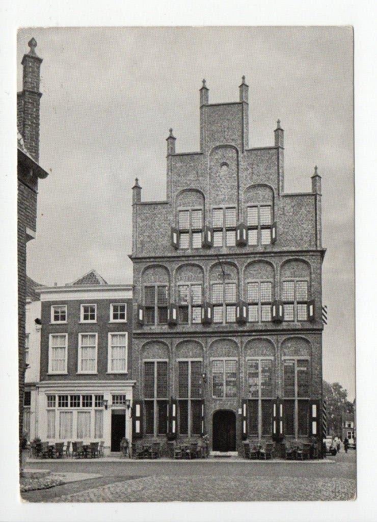 Doesburg. Ansichtkaart Restaurant De Waag . *, Verzenden, 1940 tot 1960, Gelopen, Gelderland