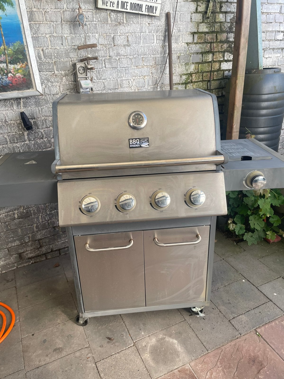 Gas barbecue, Ophalen, Gebruikt