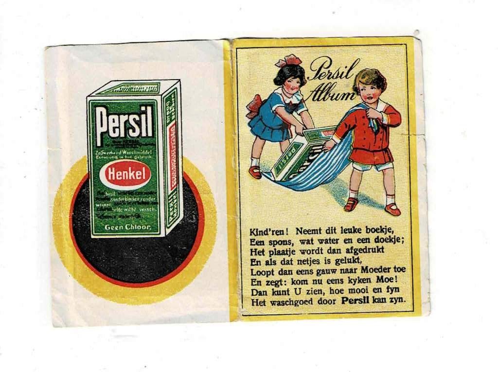 Oud reclame boekje van "PERSIL", Verzamelen, Verzenden, Zo goed als nieuw, Overige typen