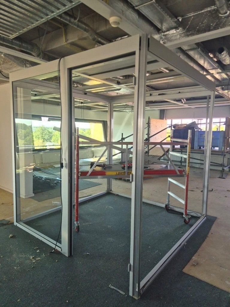Vergader cabine geluidsarm kantoor wand kantoorpod ( 372 ), Ophalen, Kantine of Aula, Gebruikt, Inrichting