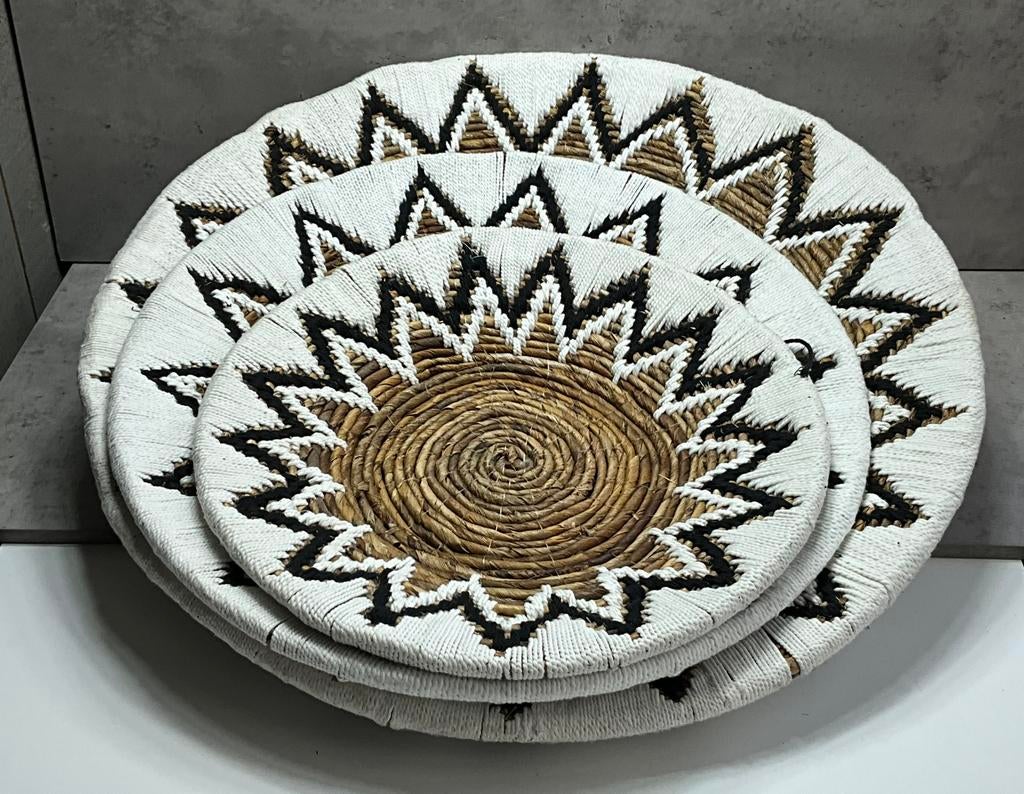Wanddecoratie ibiza stijl set van 3 stuks, Ophalen, Nieuw