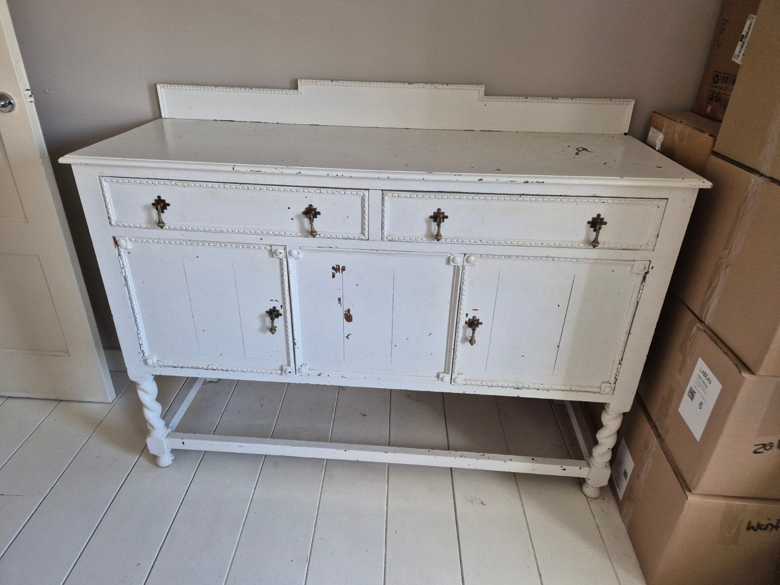 Dressoir  kast, Ophalen, Gebruikt, 100 tot 150 cm, 25 tot 50 cm