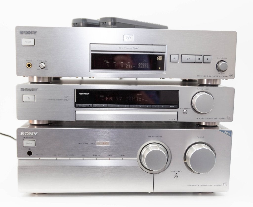 Sony Stereo Toren 940 Serie (TA-FB940R, SCD-XB940, ST-SB920), Zo goed als nieuw, Sony, Cd-speler, Losse componenten
