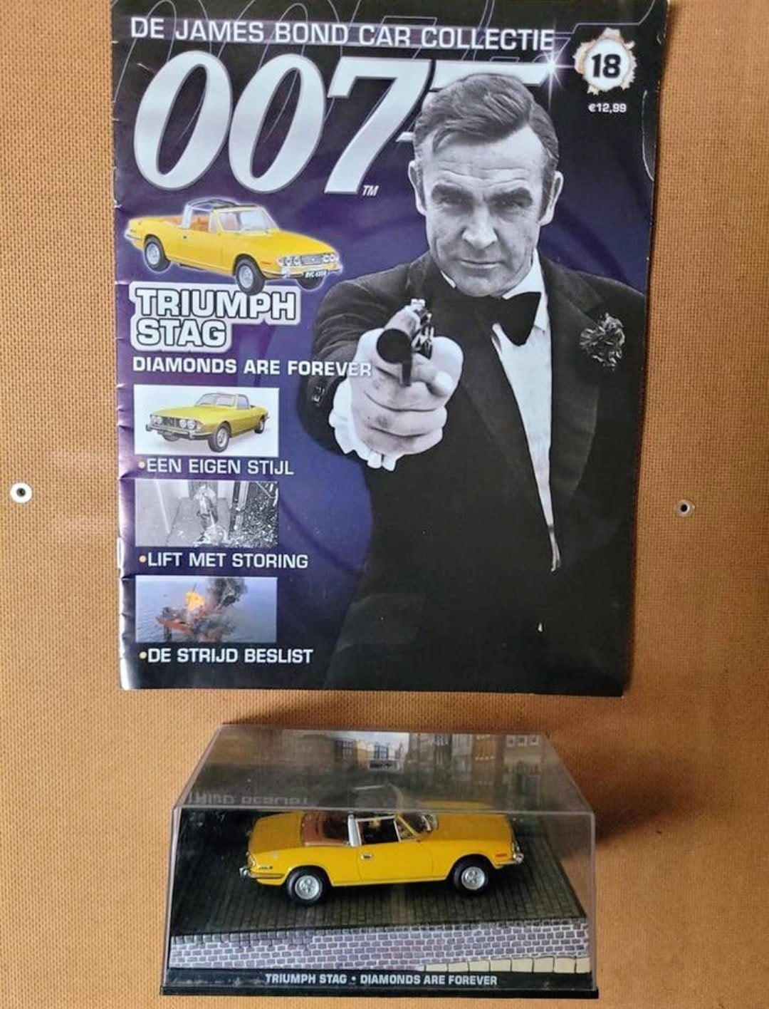 Triumph Stag uit de James Bond Car Collectie., Hobby en Vrije tijd, Ophalen of Verzenden, Zo goed als nieuw, Auto