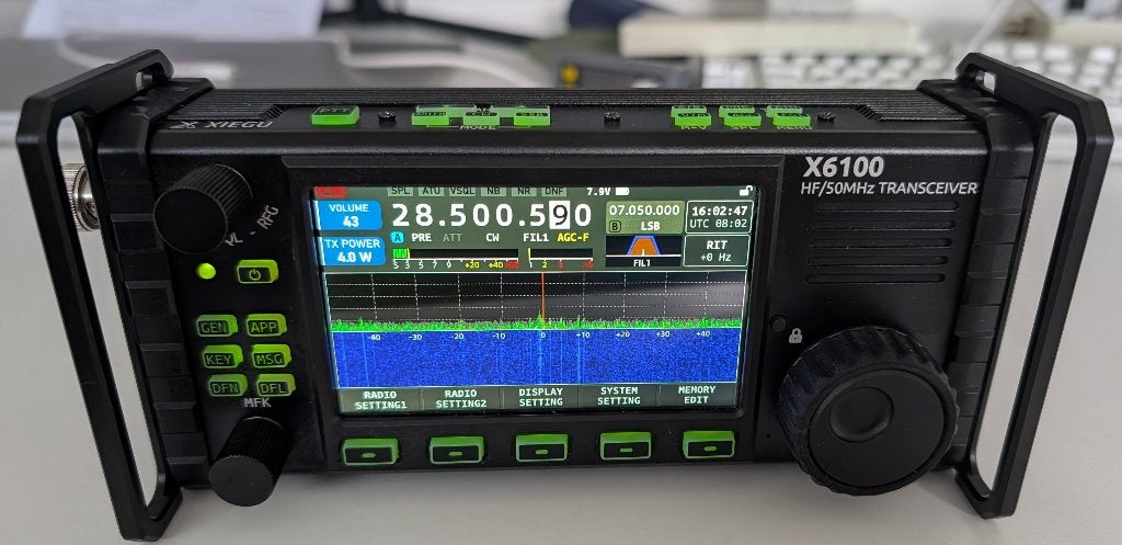 Xiegu X6100 ZGAN, Telecommunicatie, Ophalen of Verzenden, Zo goed als nieuw, Zender en Ontvanger