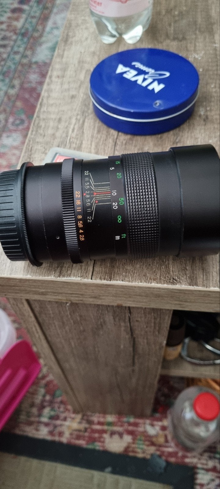 Pallas Auto 135mm f/2.8 Telelens met M42 vatting, Audio, Tv en Foto, Fotografie | Lenzen en Objectieven, Gebruikt, Beschermhoes/tas