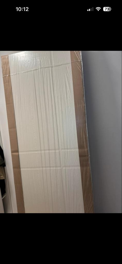 Nieuwe binnendeuren NDB955 Alpine wit, Ophalen, 80 tot 100 cm, 215 cm of meer, Binnendeur