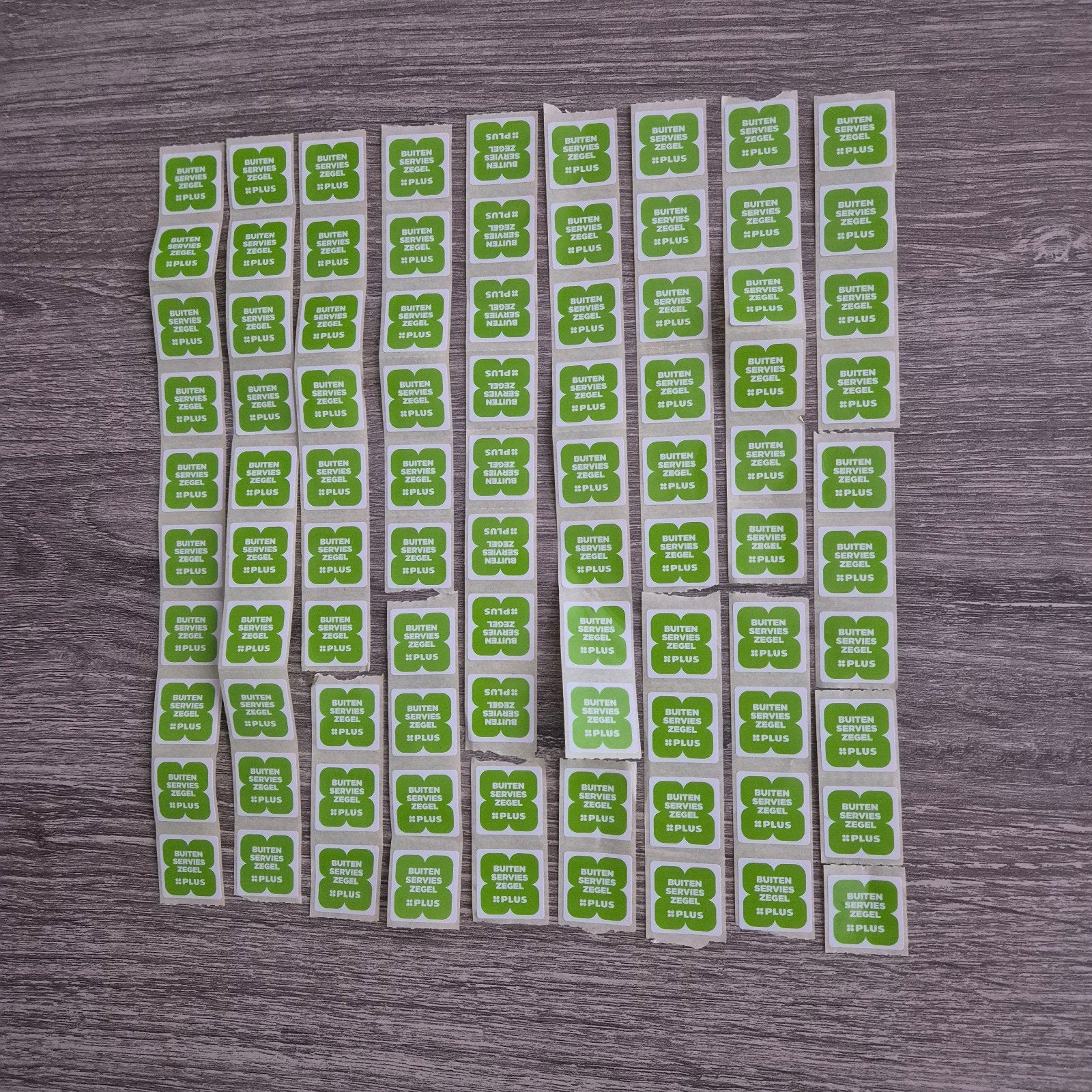 90 Plus Mepal buitenservies zegels €1,00 per volle kaart, Verzamelen, Plus, Verzenden