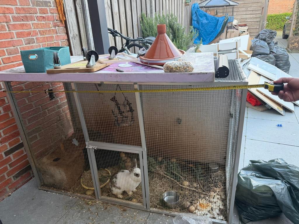 Vogels hokje, Dieren en Toebehoren, Ophalen of Verzenden, Zo goed als nieuw, Hout, Vogelkooi