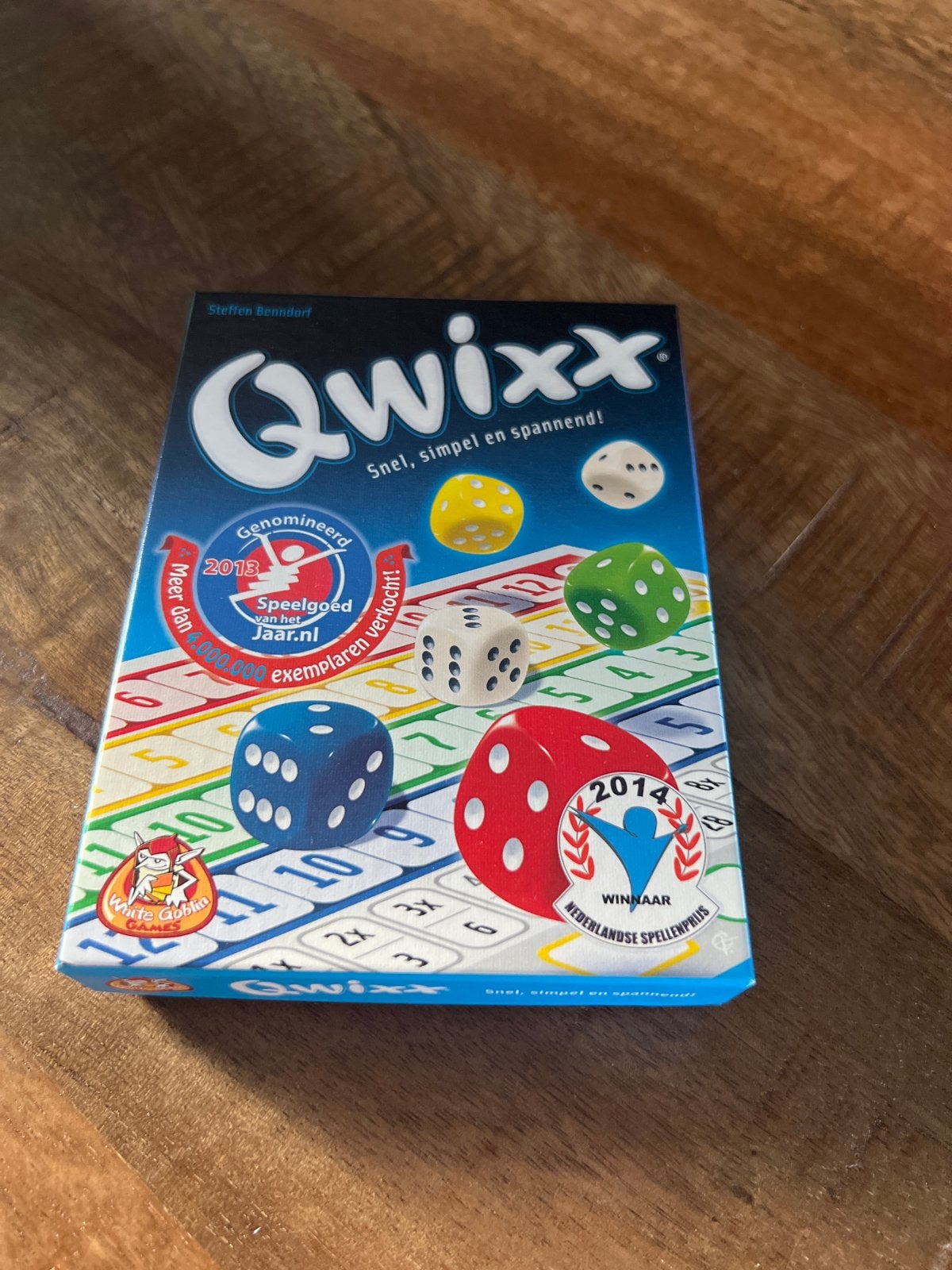 Qwixx dobbelspel - Snel, simpel en spannend!, Een of twee spelers, Ophalen, Zo goed als nieuw