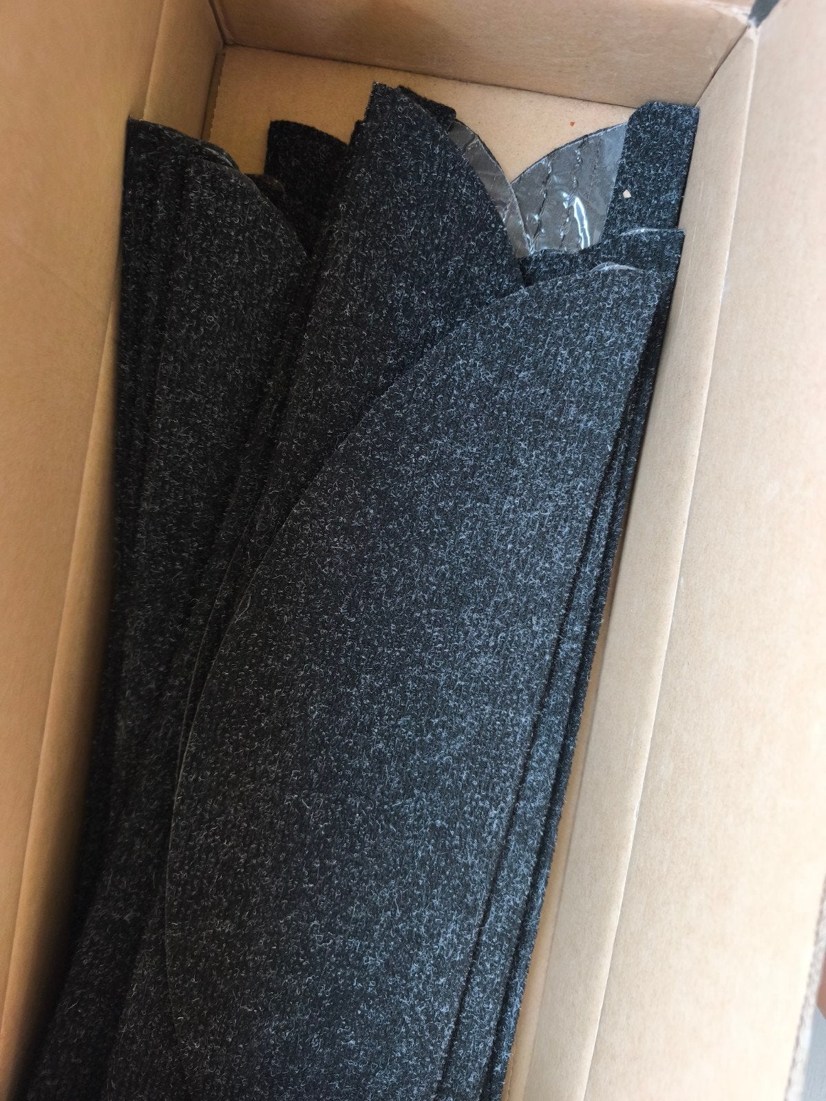 15x Nieuwe zelfklevende trapmaantjes grijs/zwart/antraciet 5, Nieuw, Rechthoekig, Minder dan 50 cm, Grijs
