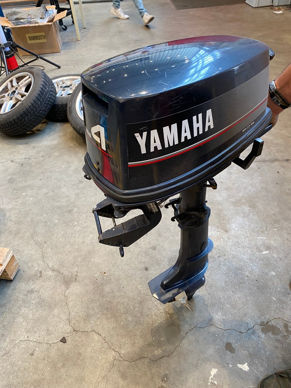 Yamaha 4 pk tweetakt kortstaart buitenboordmotor, Watersport en Boten, Ophalen, Gebruikt, 5 tot 10 pk, Buitenboordmotor