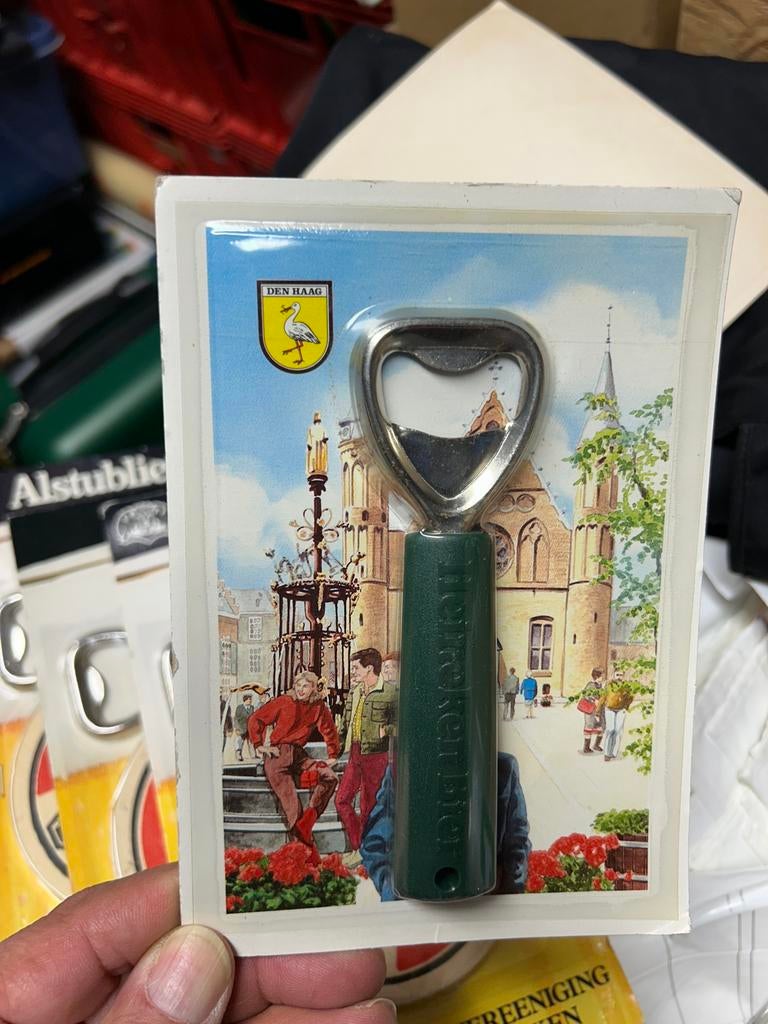 Opener op kaart den haag / Heineken, Ophalen, Zo goed als nieuw, Gebruiksvoorwerp