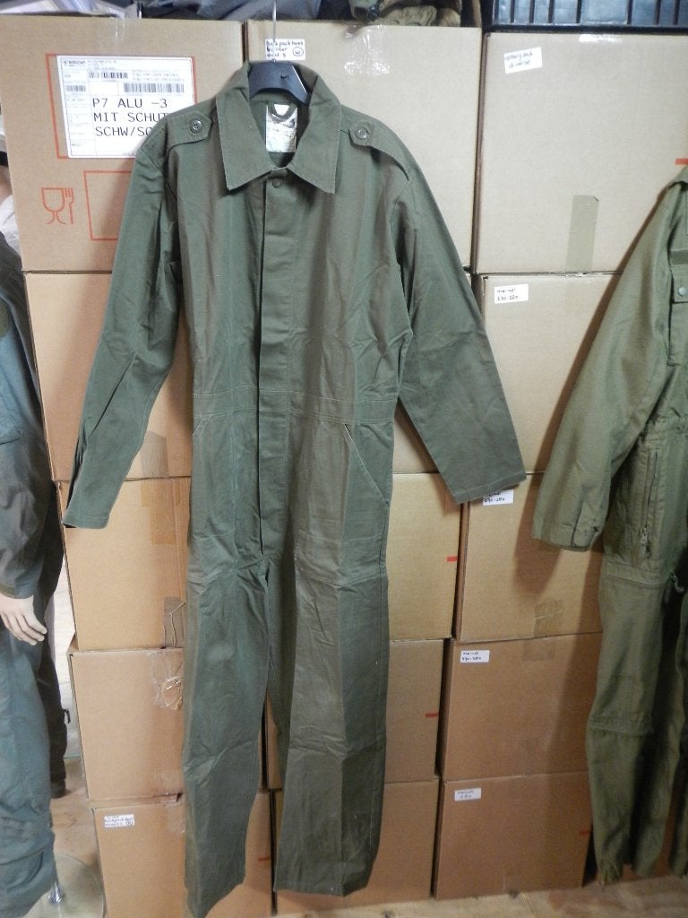 Leger overall Werk overall effen groen diverse maten, Ophalen of Verzenden, Gebruikt, Overall