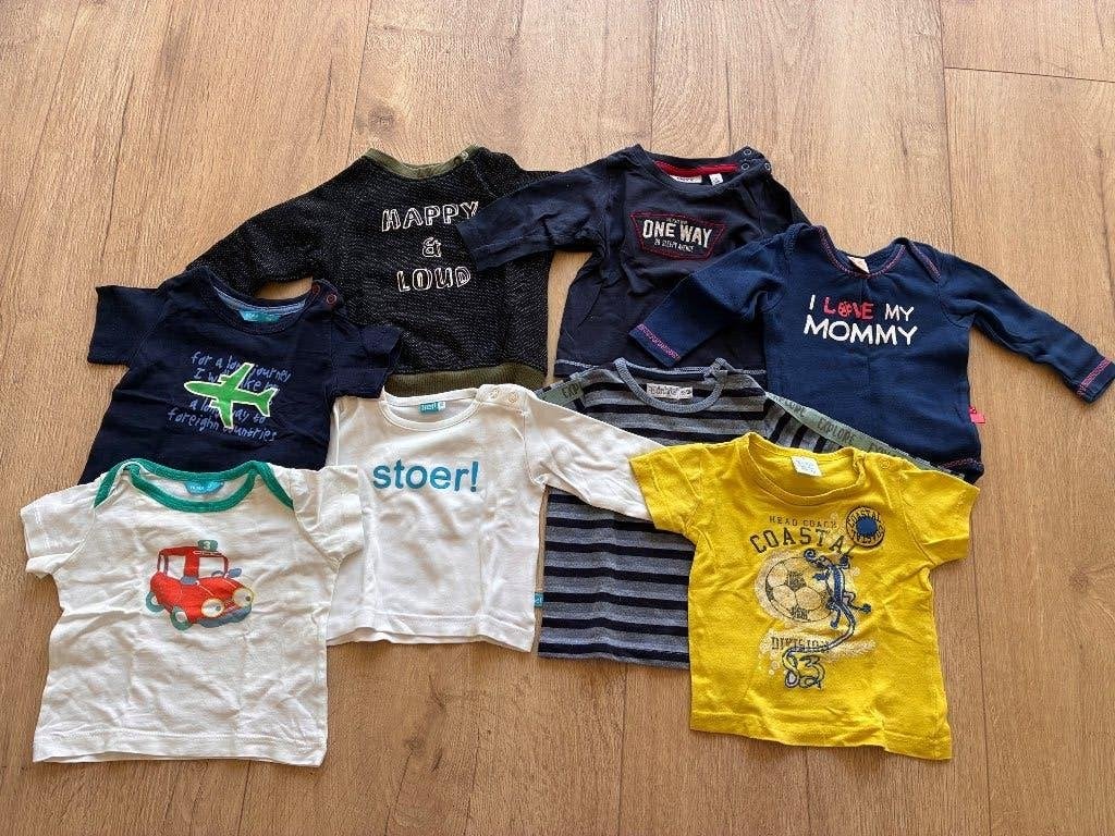 Kledingpakket maat 62 (truien, t-shirts en romper), Ophalen, Gebruikt, Truitje of Vestje, Diverse merken