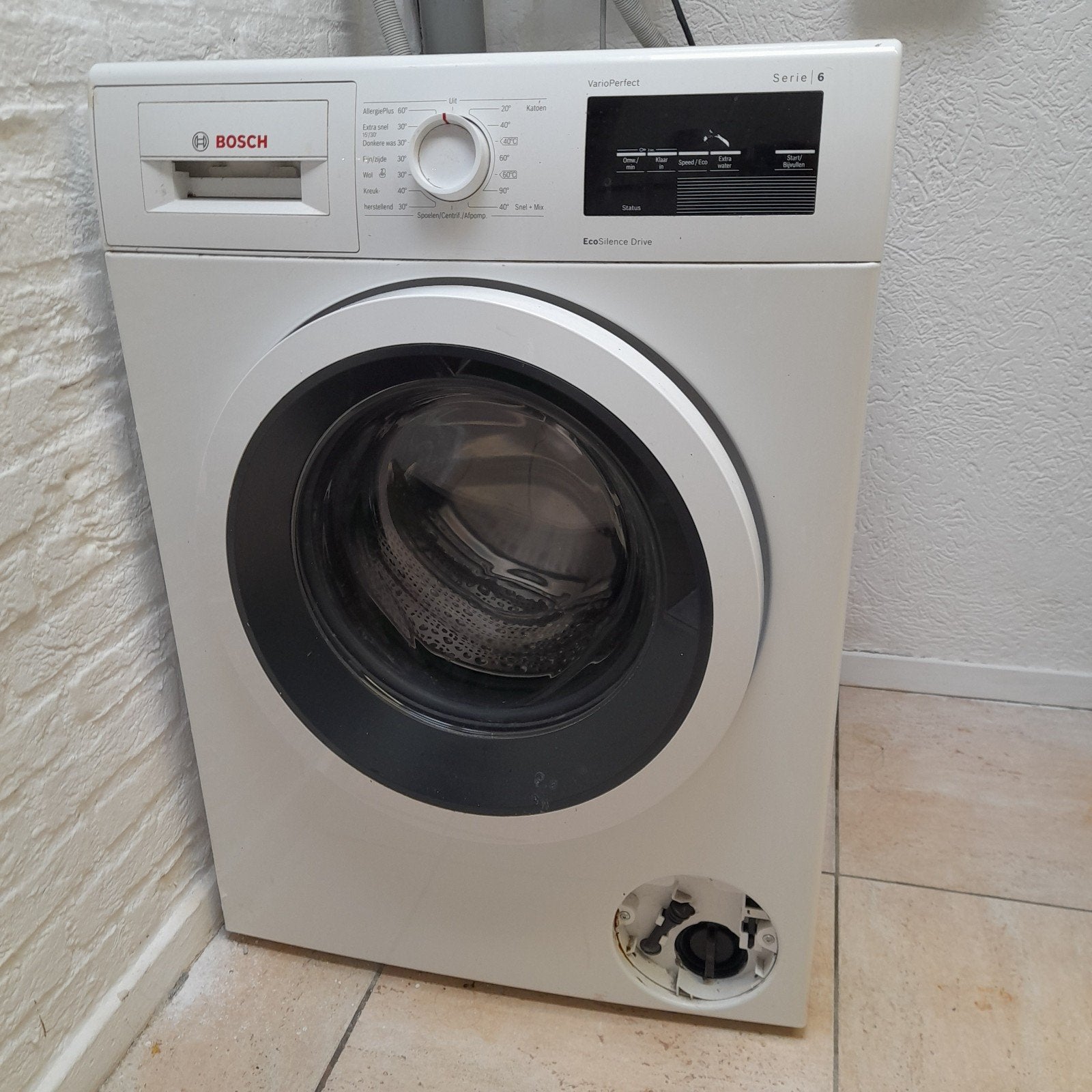 Bosch wasmachine EcoSilence Drive, Ophalen, Gebruikt, Handwasprogramma, Voorlader