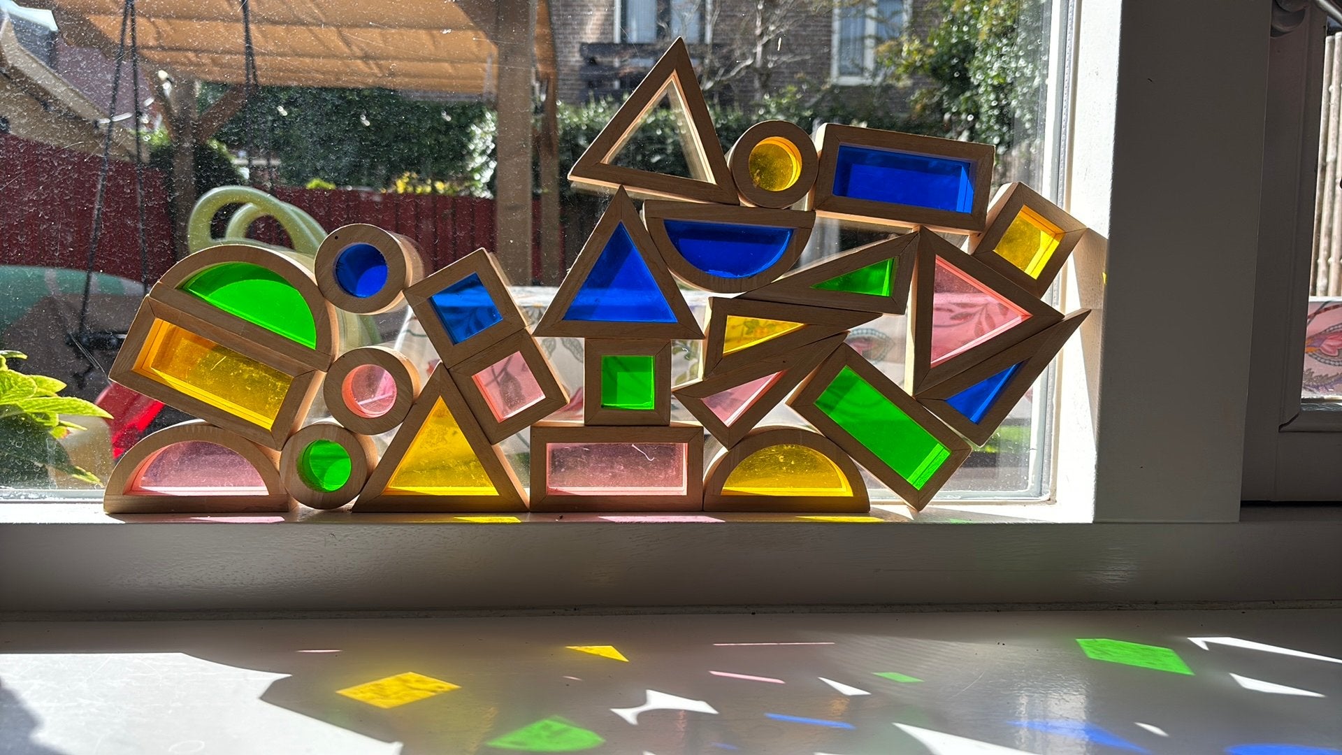 Montessori glasraampjes Tickit sensorische regenboog, Ophalen, Gebruikt