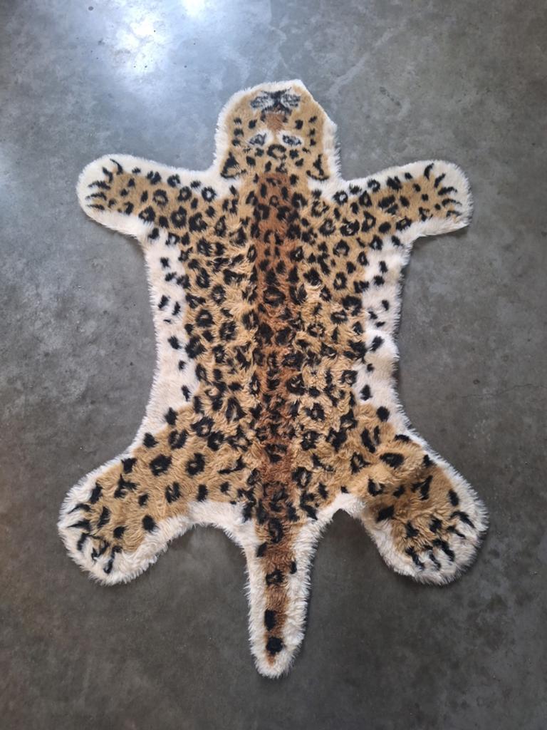 Kleedje panter kinderkamer, Ophalen, Rechthoekig, 50 tot 100 cm, 50 tot 100 cm