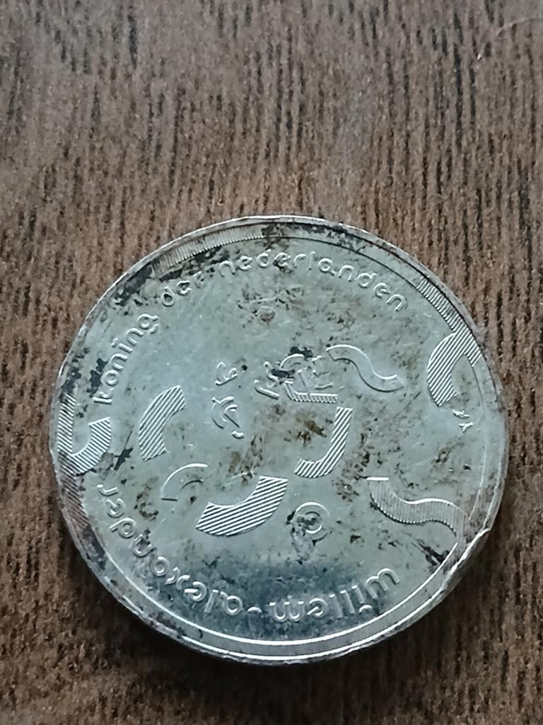 Zeldzame 5 euro munt Willem-Alexander 2023, Ophalen, Koningin Beatrix, Overige waardes, Losse munt