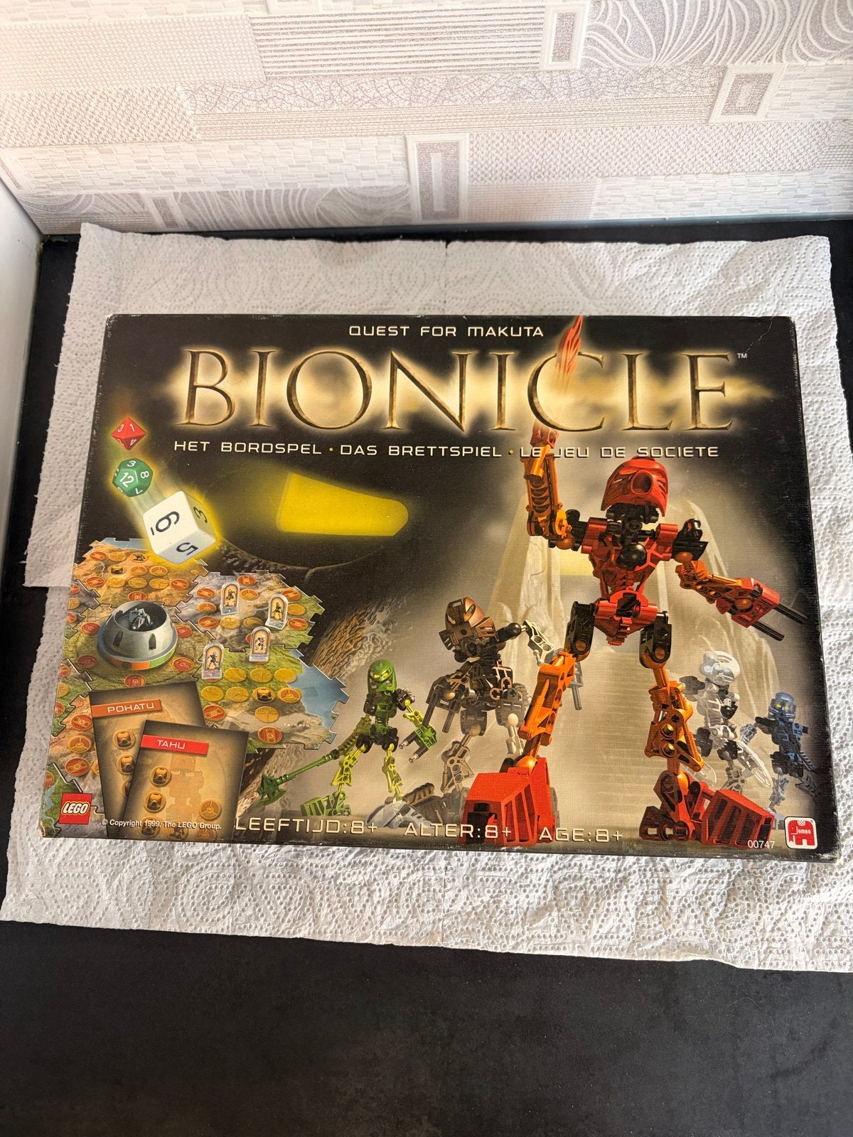 Bionicle: Quest for Makuta - Vintage Bordspel LEGO, Drie of vier spelers, Ophalen of Verzenden, Gebruikt