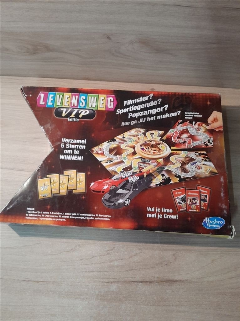 Levensweg vip editie - s6178, Hobby en Vrije tijd, Gezelschapsspellen | Bordspellen, Verzenden, Zo goed als nieuw