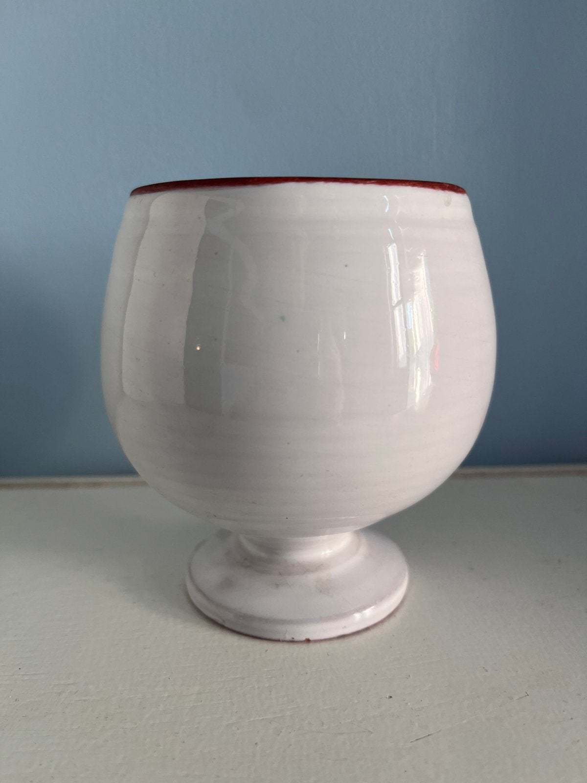 Vintage bloemschikker vaasje Nagtegaal Utrecht nr 19., Antiek en Kunst, Ophalen of Verzenden