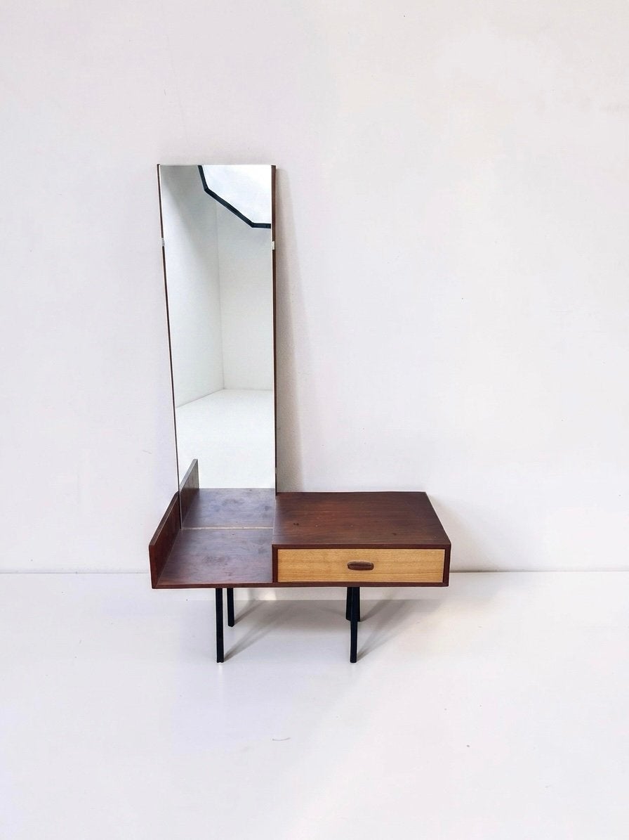 Vintage kaptafel of halmeubel jaren 60, Ophalen, ., 50 tot 100 cm, Zo goed als nieuw