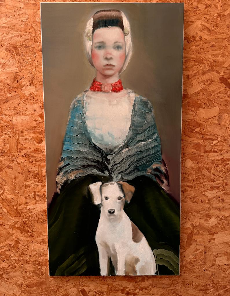 Schilderij Hans Bosman Zeeuws meisje, Ophalen