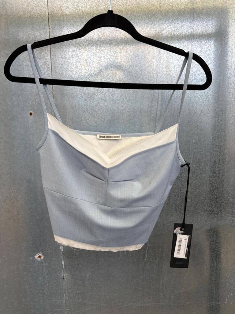 Drykorn top blauw wit 36 moula, Blauw, Ophalen of Verzenden, Zo goed als nieuw, Maat 36 (S)
