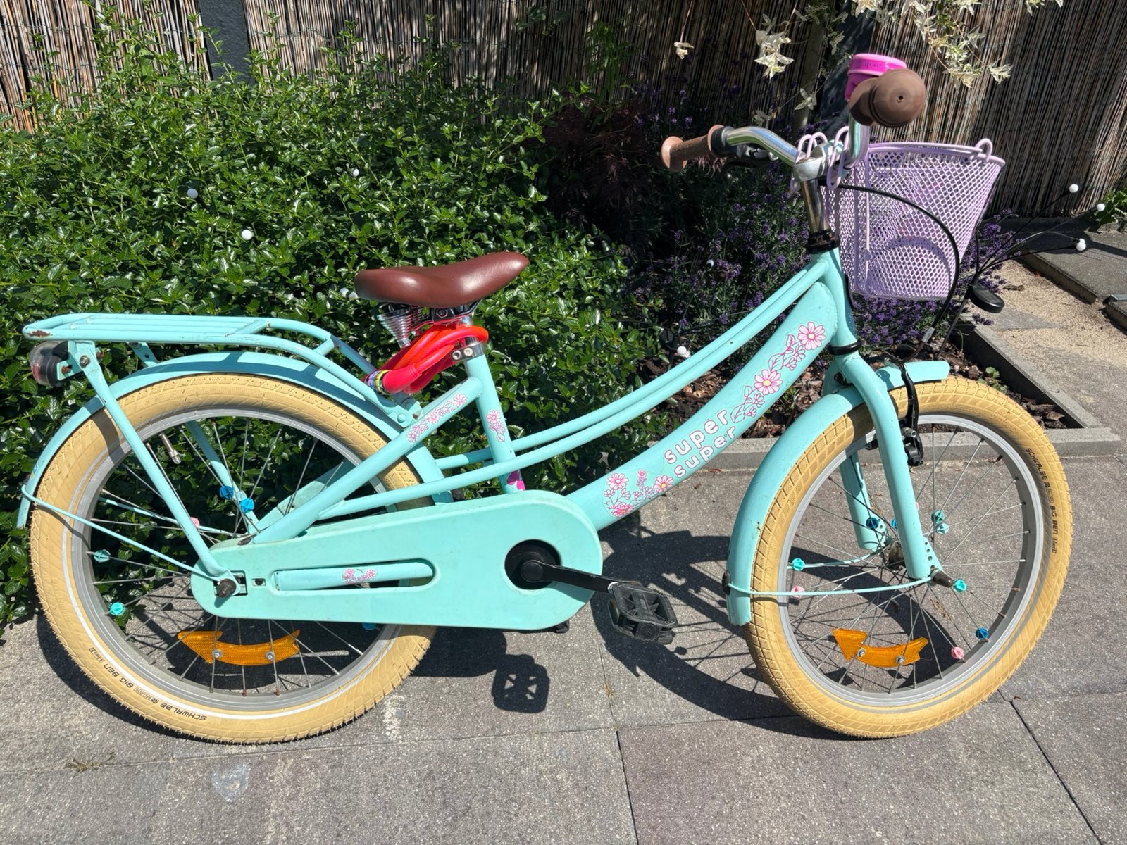 Meisjesfiets Supersuper 20inch, Ophalen, Terugtraprem, Gebruikt, Handrem