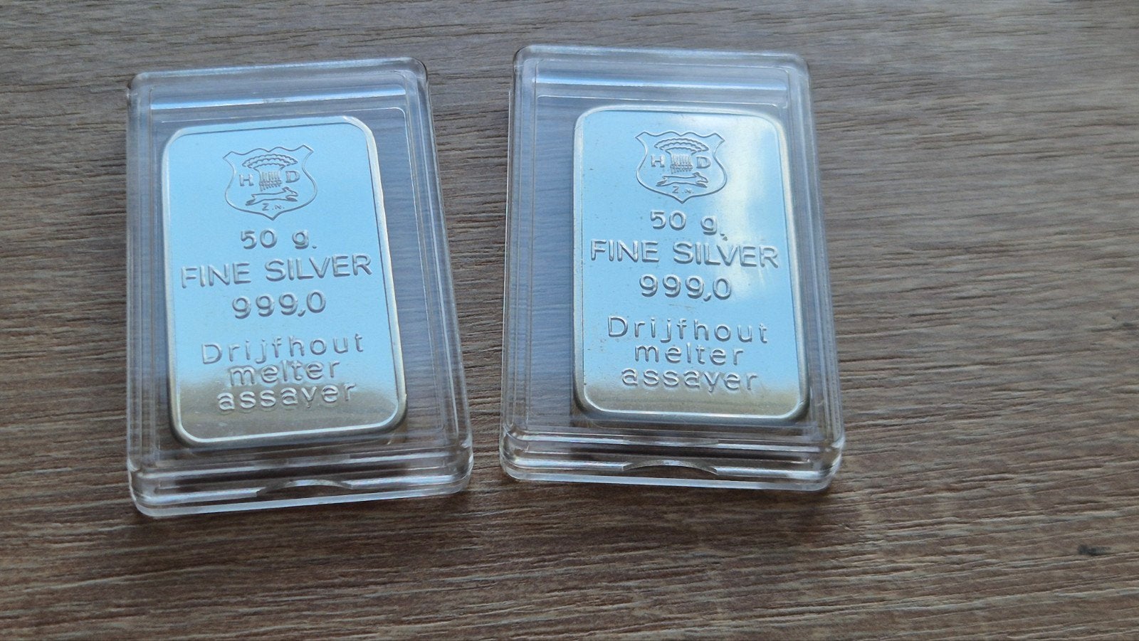Drijfhout: 50 gram vintage zilverbaar. Puur zilver., Verzenden, Zilver