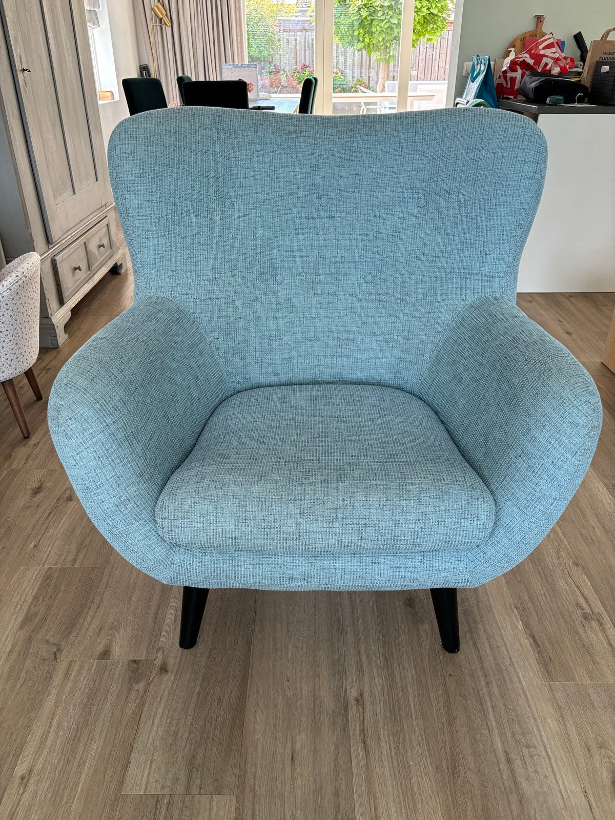 Loods 5 stoel in hele goede staat - 90x84x100 cm, Ophalen, Gebruikt, Stof, 75 tot 100 cm