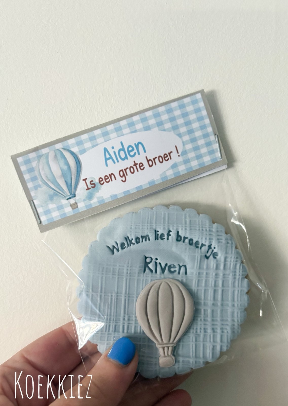 Geboorte traktatie lucht ballon, Ophalen of Verzenden, Zo goed als nieuw