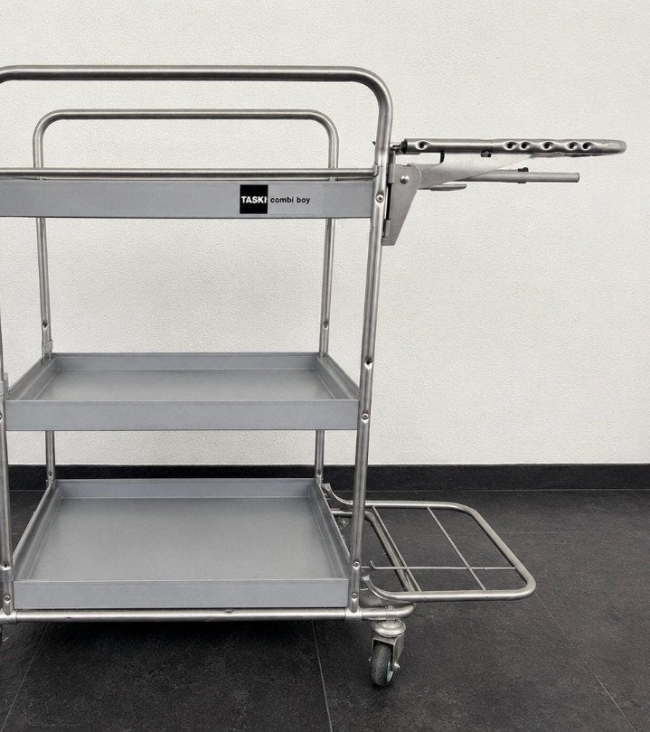 Professionele schoonmaakkar reinigingswagen TASKI Combi Boy, Ophalen