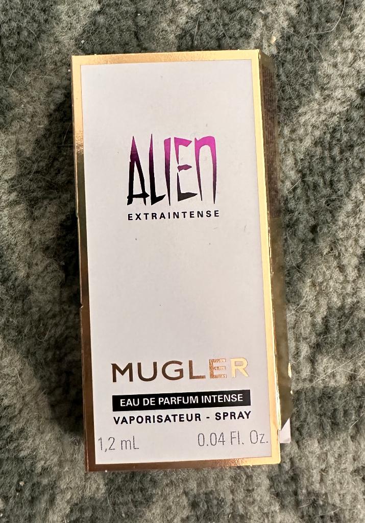 Mugler Alien Extraintense eau de parfum Intense tester 1,2ml, Ophalen of Verzenden, Nieuw, Proef of Tester