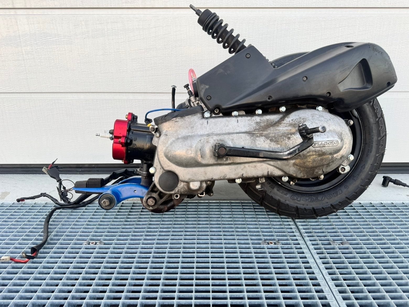 Hexagon 125cc blok compleet plug and play met radiateur, Ophalen, Gebruikt, Blok, Piaggio