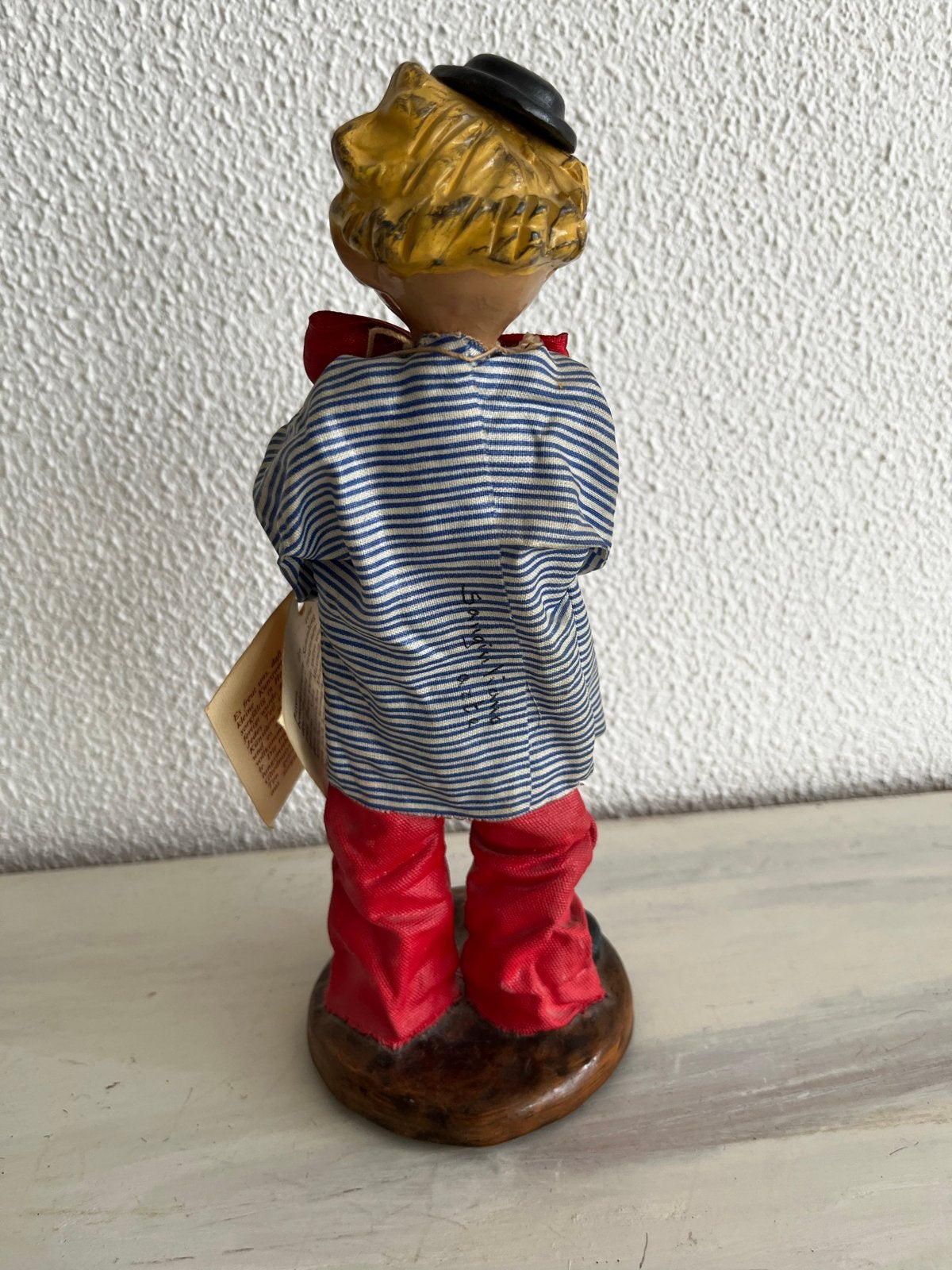 Vintage Sangiuilano Arte Clown Beeldje - Handgemaakt, Verzamelen, Ophalen of Verzenden, Zo goed als nieuw