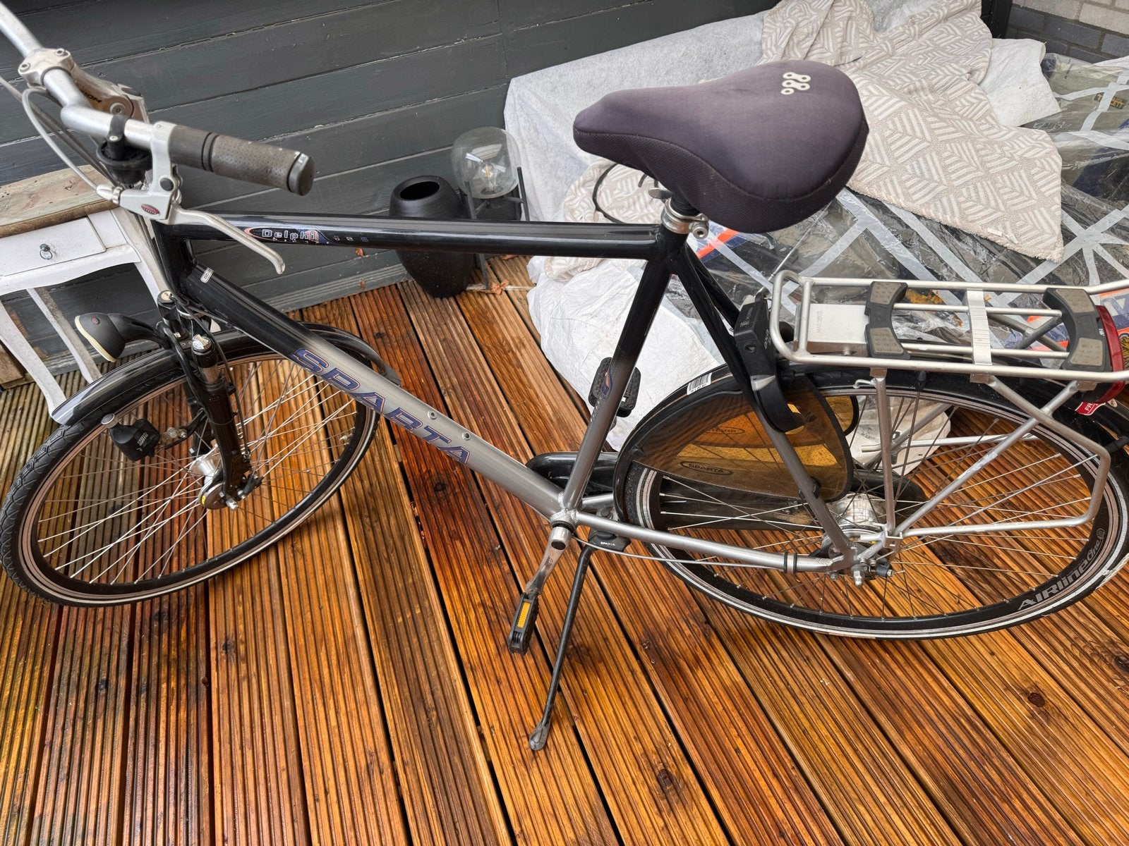 Sparta Delphi Deluxe 28 inch fiets met 6 versnellingen, Fietsen en Brommers, Ophalen, Sparta, Gebruikt, Velgrem
