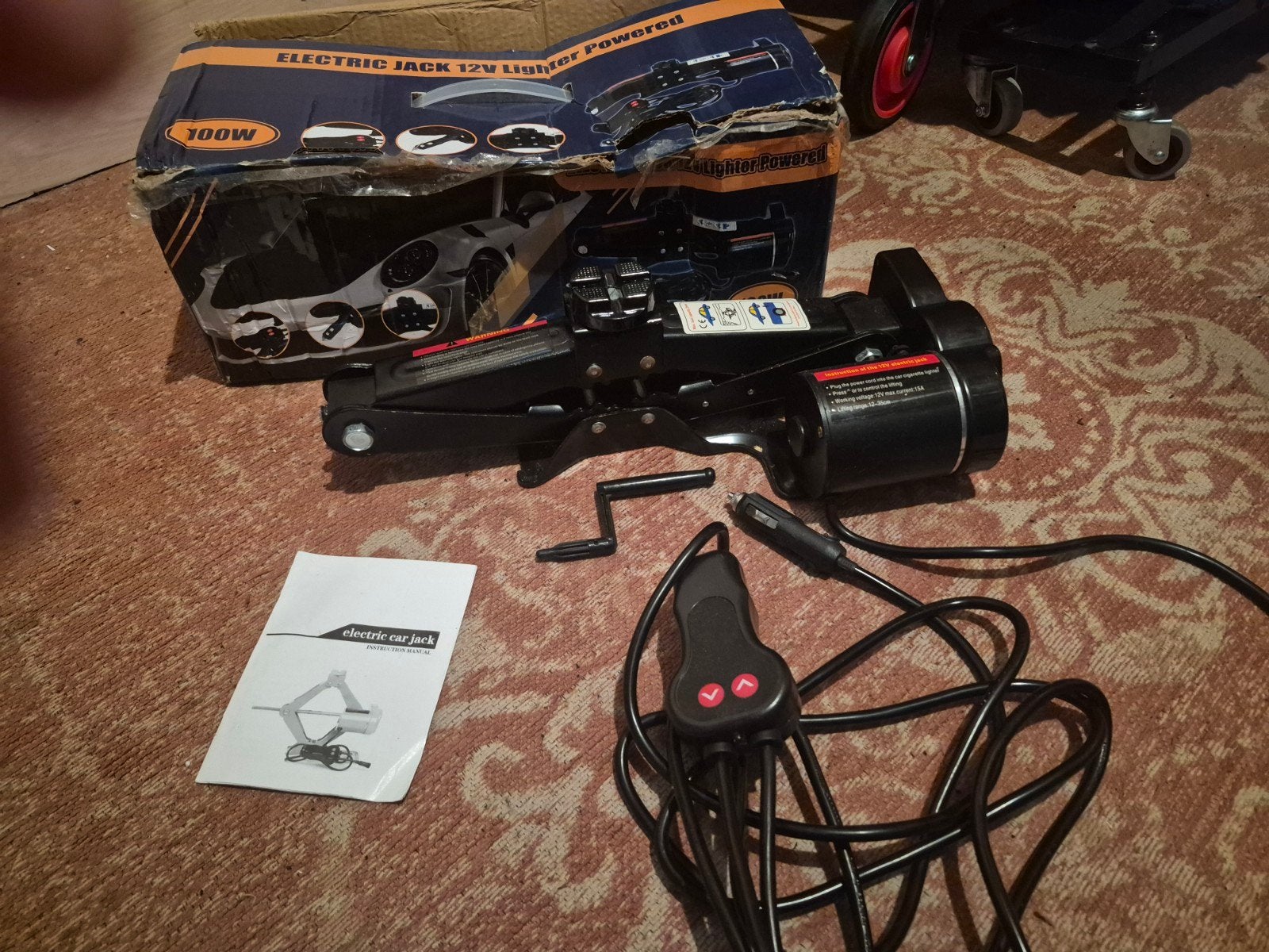 Elektrische Krik 12V - Nieuw in Doos, Auto diversen, Krikken, Ophalen, Zo goed als nieuw, Elektrisch, Schaarkrik
