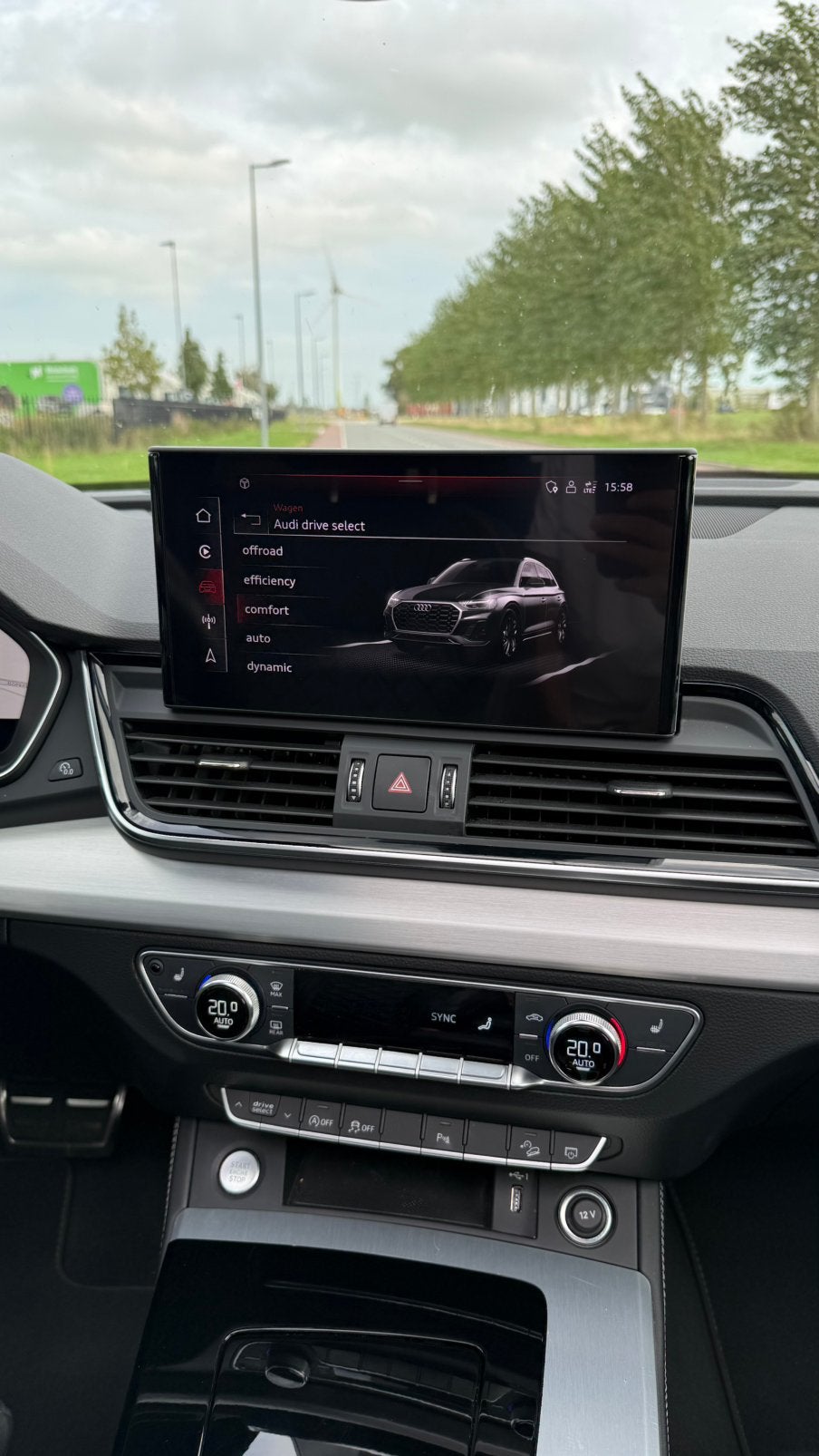Foto 15 van Audi Q5 45 TFSI Mild hybrid 2021 Facelift Pano S-Line