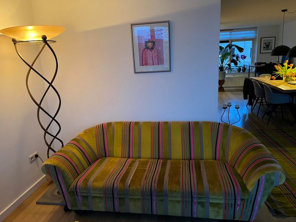 Rolf Benz 3 zits-bank, stof Designers Guild, Ophalen, Gebruikt, Driepersoons, 75 tot 100 cm