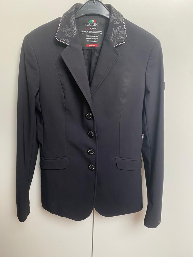Equiline x-cool wedstrijd jasje zwart IT42 / 36 S, Kleding | Heren, Kostuums en Colberts, Ophalen of Verzenden, Zo goed als nieuw