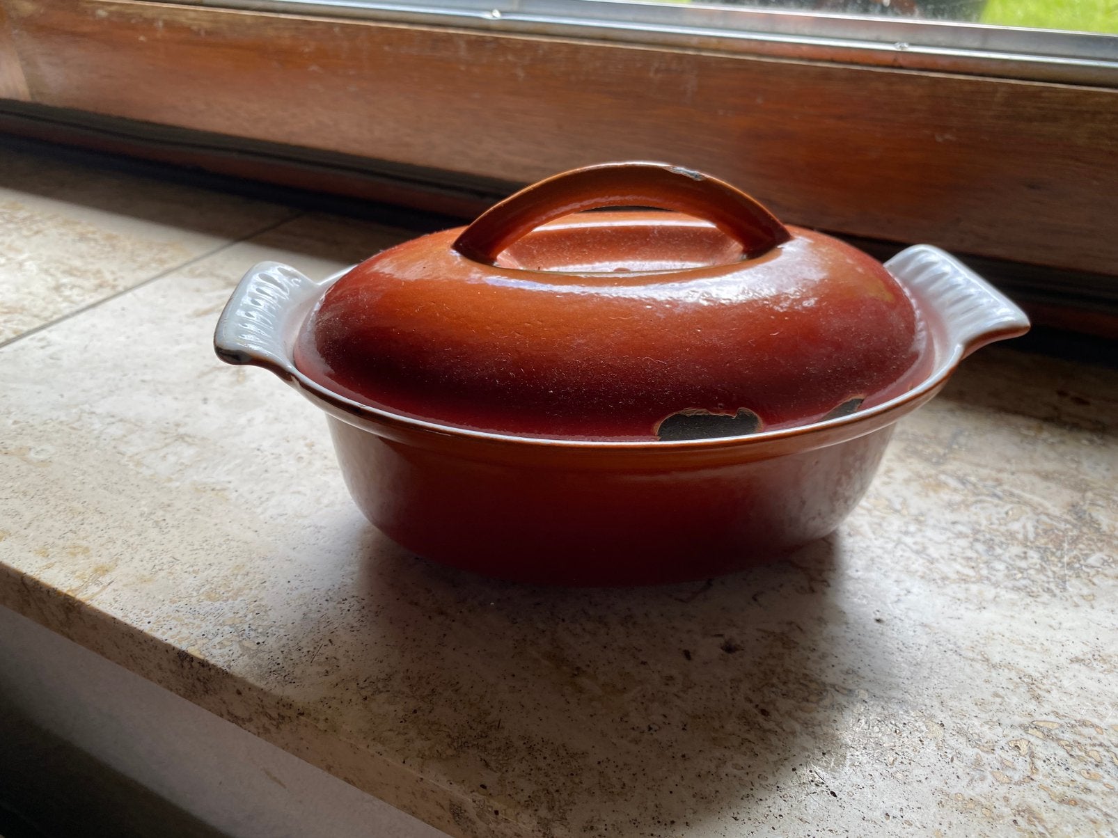 DRU ovenschaaltje, Rond, Ophalen of Verzenden, Zo goed als nieuw, Minder dan 25 cm