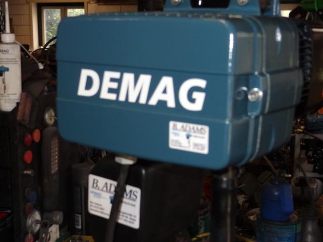 DEMAG 250 KG kraannr 46, Doe-het-zelf en Verbouw, Lieren en Takels, Zo goed als nieuw, Elektrisch, Ophalen