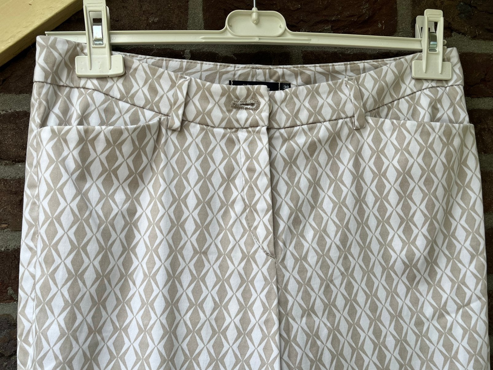 Gardeur, mt. 38, lange broek, Denise 5, als nieuw, zomers, Maat 38/40 (M), Wit, Ophalen of Verzenden, Zo goed als nieuw