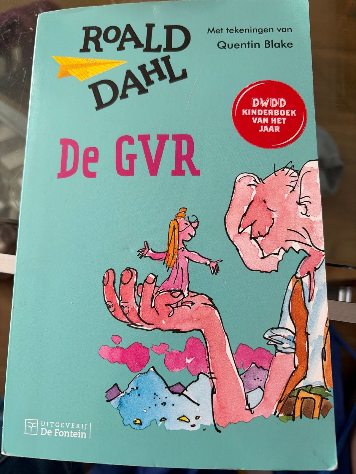 Roald Dahl - De GVR (DWDD Kinderboek van het Jaar), Ophalen of Verzenden, Gelezen, Fictie algemeen