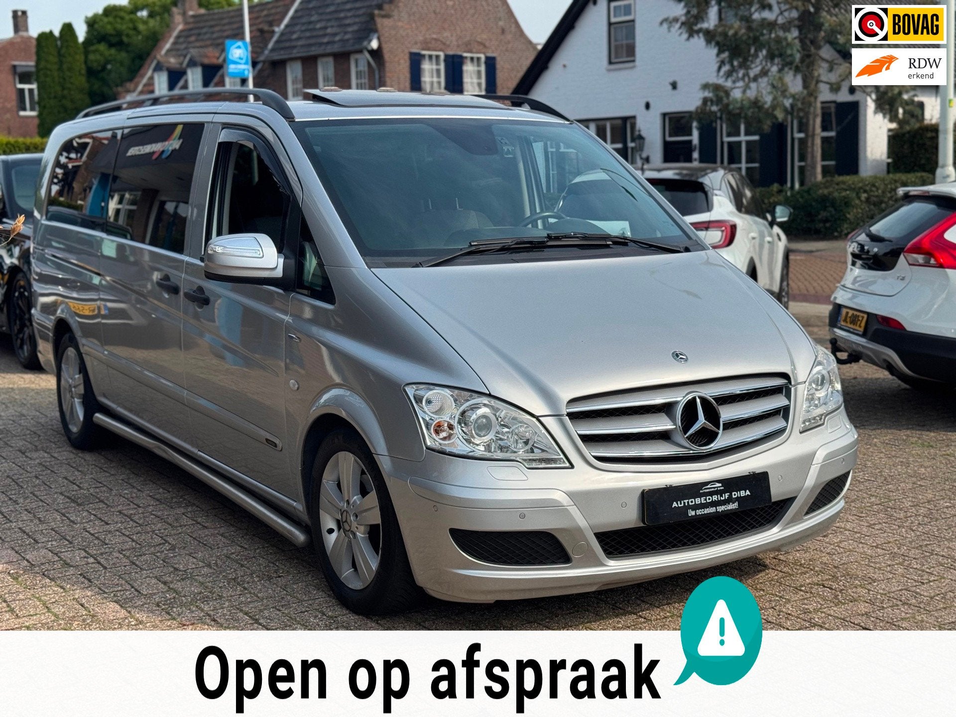 Mercedes-Benz Vito 122 CDI 343 DC Comfort Plus XL 2014 MARGE, Auto's, Automaat, Gebruikt, Zwart, 2987 cc